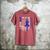 I Wear Blue For My Dad Colon Cancer Awareness Blue USA Flag Men's Comfort Colors T-Shirt Crimson