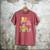 The Wheels On The Bus Dad Birthday Crew Party Toddler Kids Men's Comfort Colors T-Shirt Crimson