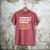 Worlds Okayest Father Dad Joke Review For Fathers Day Men's Comfort Colors T-Shirt Crimson