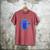 Yk2 Grunge Earthy Blue Cat With Stars Tomboy 90s Nostalgia Premium Tri-Blend Men's Comfort Colors T-Shirt Crimson