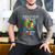 Autism Dad Of Autism Daughter Daddy Shirts Autistic Support Men's Comfort Colors T-Shirt Pepper