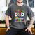 Autism Dad Puzzle Ribbon Proud Son Hero Autism Awareness Men's Comfort Colors T-Shirt Pepper