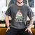All Booked For Christmas Book Tree Lights Christmas Library Men's Comfort Colors T-Shirt Pepper