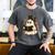 Books Ghost Reading Book Halloween Library Cat Fall Men's Comfort Colors T-Shirt Pepper