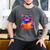 Cat Book Shirt Colorful Cat Reading Book Men's Comfort Colors T-Shirt Pepper