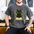 Cat Reading Book Flowers Men's Comfort Colors T-Shirt Pepper