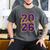 Class Of 2026 Graduation Varsity Purple And Yellow Letters Men's Comfort Colors T-Shirt Pepper
