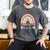 Cosmetology Instructor Cosmetologist Graduation Rainbow Men's Comfort Colors T-Shirt Pepper