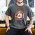 Cute Ghost Drinking Coffee Halloween Reading Book Retro Men's Comfort Colors T-Shirt Pepper