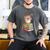 Cute Hedgehog Reading Books Animal Lover Reader Bookworm Men's Comfort Colors T-Shirt Pepper
