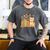 Cute Kawaii Cat Books Flowers Men's Comfort Colors T-Shirt Pepper