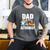 Dad Of The Astronaut Space Astronaut Birthday Family Men's Comfort Colors T-Shirt Pepper