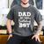 Dad Of The Birthday Boy Baseball Bday Family Men's Comfort Colors T-Shirt Pepper