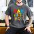 Dad Of The Birthday Boy Building Block Birthday Men's Comfort Colors T-Shirt Pepper