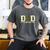 Dad Of The Birthday Boy Deer Hunter Camouflage Flag Men's Comfort Colors T-Shirt Pepper