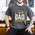 Dad Birthday Crew Construction Men's Comfort Colors T-Shirt Pepper