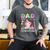 Dad Of The Birthday Girl Axolotl Bday Party Family Men's Comfort Colors T-Shirt Pepper
