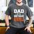 Dad Of The Birthday Girl Basketball Dad Family Matching Men's Comfort Colors T-Shirt Pepper