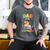 Dad Of The Birthday Girl Capybara Bday Party Family Men's Comfort Colors T-Shirt Pepper
