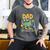 Dad Of The Birthday Party Outfit Dinosaur Squad Daddy Men's Comfort Colors T-Shirt Pepper