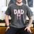 Dad Birthday Squad Matching Coquette Bow Family Party Men's Comfort Colors T-Shirt Pepper