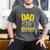 Dad Of A Childhood Cancer Warrior Childhood Cancer Awareness Men's Comfort Colors T-Shirt Pepper