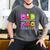 Dad Little Monster Kids 1st Birthday Party Family Monster Small Men's Comfort Colors T-Shirt Pepper