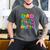 Dad Of The Slime Queen Birthday Family Matching Party Men's Comfort Colors T-Shirt Pepper