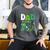 Dad Of The Three Rex Birthday Dinosaur Family Matching Men's Comfort Colors T-Shirt Pepper