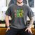 Dada Of The One-A-Saurus 1st Birthday Boy Dinosaur Family Men's Comfort Colors T-Shirt Pepper
