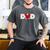 Disney Mickey And Friends Dad Mickey Distressed Text Logo Men's Comfort Colors T-Shirt Pepper
