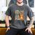 Easily Distracted By Cats And Books Book & Cat Lover Men's Comfort Colors T-Shirt Pepper
