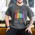 Equality Hurts No One Floral Books LGBTQ Pride Human Rights Men's Comfort Colors T-Shirt Pepper