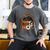 Fall Book Teacher Cat Books Halloween Autumn Librarian Men's Comfort Colors T-Shirt Pepper