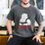 Family Guy Peter Stewie Dad Life Distressed Big Chest Logo Men's Comfort Colors T-Shirt Pepper