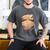 Fat Hairy Guy Big Stomach & Man Boobs Fat Dad BOD Men's Comfort Colors T-Shirt Pepper