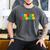Fatherly Powers Unleashed Gamer Super Dad From Wife & Kids Men's Comfort Colors T-Shirt Pepper