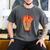 Flames And Lighter Costume For Matchbook Lovers Men's Comfort Colors T-Shirt Pepper