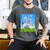 Frutiger Aero Aesthetic Tech Cherry Blossom Fishes Bubbles Men's Comfort Colors T-Shirt Pepper