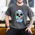 Frutiger Aero Aesthetic Tech Skull Computer Fishes Men's Comfort Colors T-Shirt Pepper