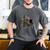 Grey Cat Torn Cloth Cat Dad Cat Mom Cat Lover Men's Comfort Colors T-Shirt Pepper