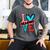 I Heart Books Love Reading Red And Stripe Animated Cat For Men Women Girls Kids Men's Comfort Colors T-Shirt Pepper