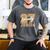 Junior Class 2027 Graduation Back To School Orange Letters Premium Tri-Blend Men's Comfort Colors T-Shirt Pepper