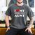 I Love My Introvert Aunt I Heart My Introvert Aunt Men's Comfort Colors T-Shirt Pepper