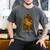 Medieval Cat Sarcastic Queen Lazy King Introvert Kitty Men's Comfort Colors T-Shirt Pepper
