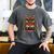 Owl With Glasses And Book Reading Men's Comfort Colors T-Shirt Pepper