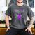 Pancreatic Cancer I Wear Purple In Memory Of My Dad Men's Comfort Colors T-Shirt Pepper