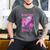Pastel Goth In Memory Of My Social Life Coffin & Pink Roses Men's Comfort Colors T-Shirt Pepper