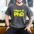 Pretty Huge Dick Joke Graduation PhD Humor Men's Comfort Colors T-Shirt Pepper