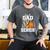 Proud Dad Of A 2026 Senior Basketball Graduation Leopard Men's Comfort Colors T-Shirt Pepper